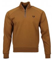 Fred Perry Half Zip Pullover - J5551- Braun