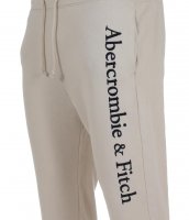 Abercrombie & Fitch Jogginghose - Cremefarben