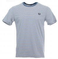 Fred Perry T-Shirt - M3552- Blau/Weiß gestreift L